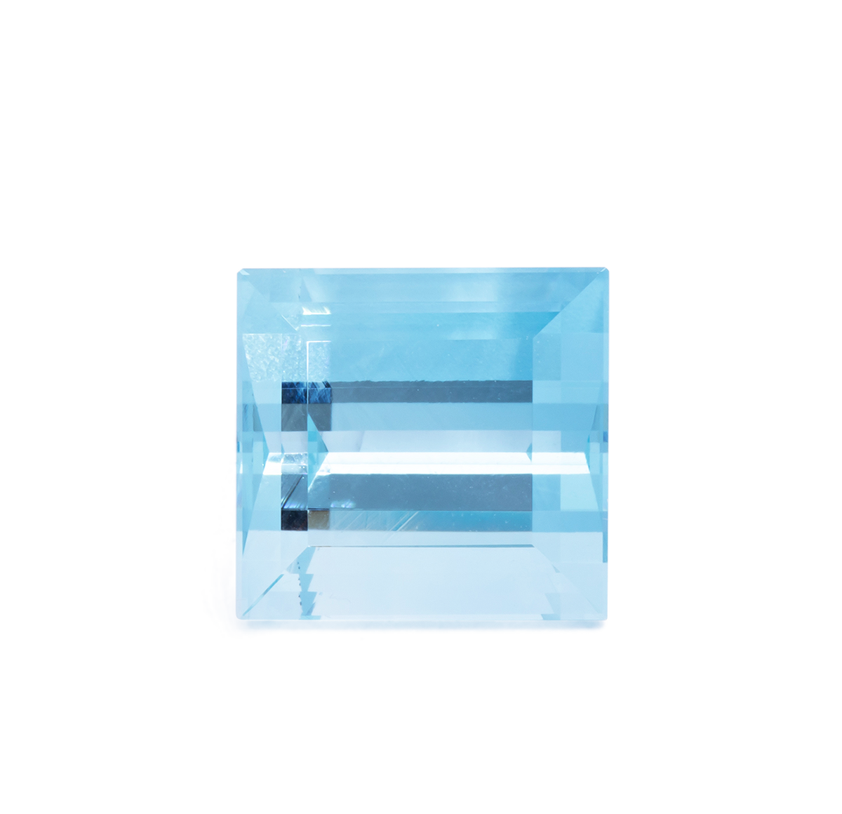 Aquamarine - AA, baguette, 11.2x10.5 mm, 6.75 ct, No. A99079