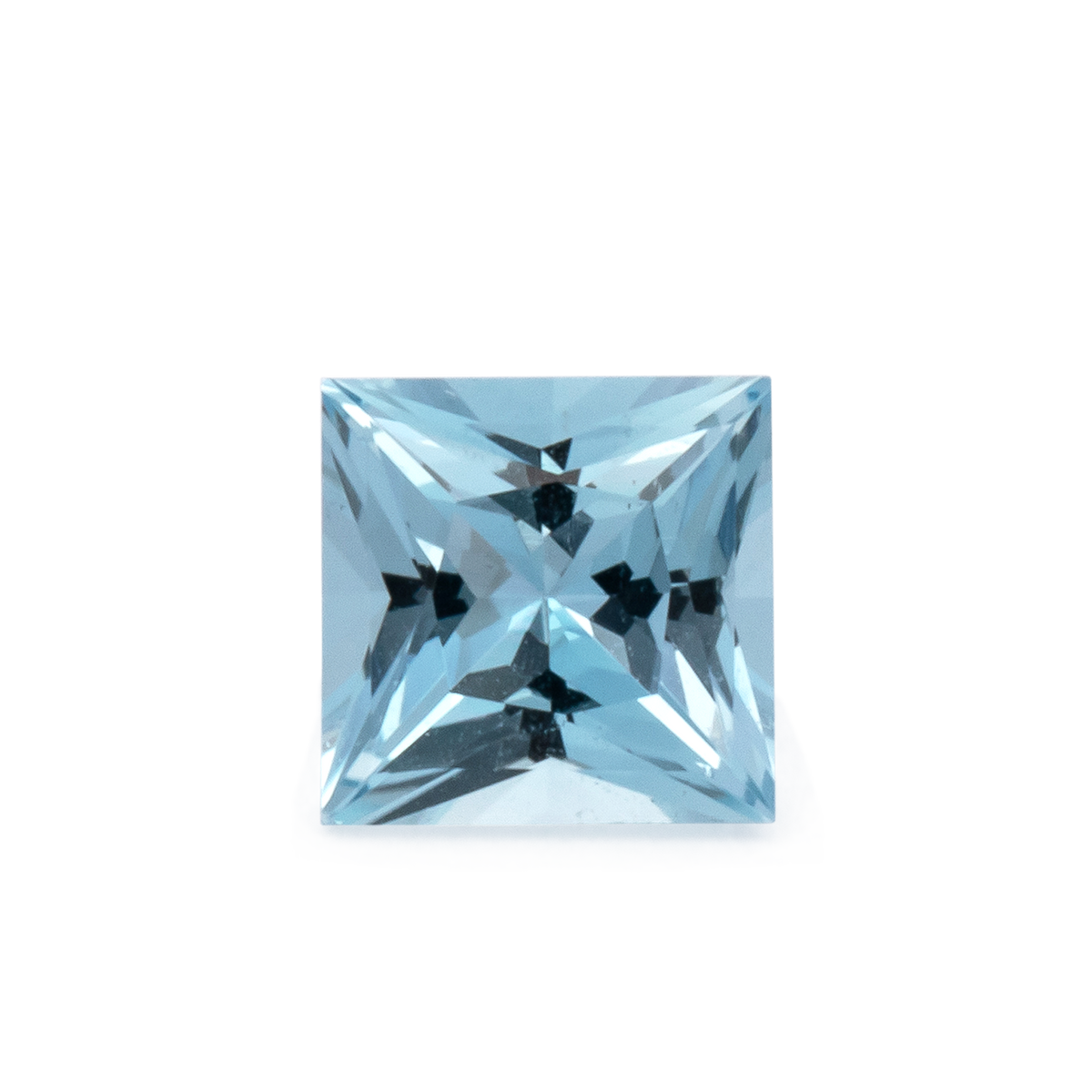 Aquamarine AA - blue, rectangle, 5x5 mm, 0.54 ct, No. A99090
