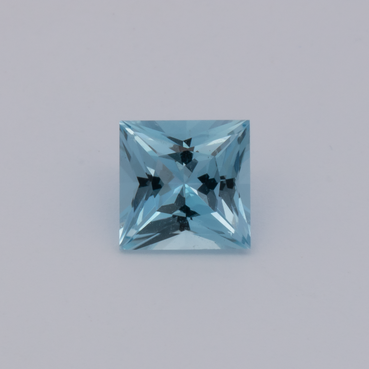 Aquamarine AA - blue, rectangle, 5x5 mm, 0.54 ct, No. A99090