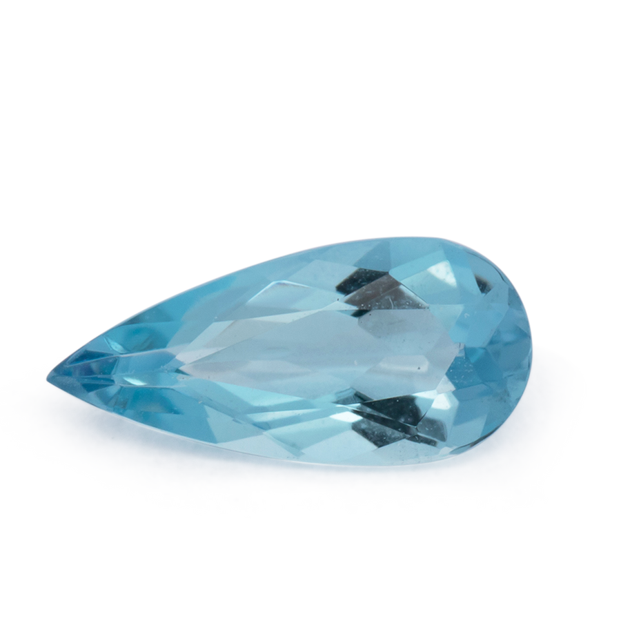 Aquamarin AA - blau, birnform, 10x4.5 mm, 0.84 ct, Nr. A99094