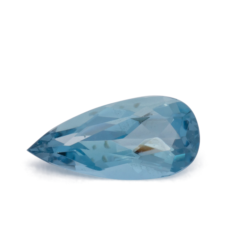 Aquamarin AA - blau, birnform, 9.7x4.6 mm, 0.84 ct, Nr. A99095