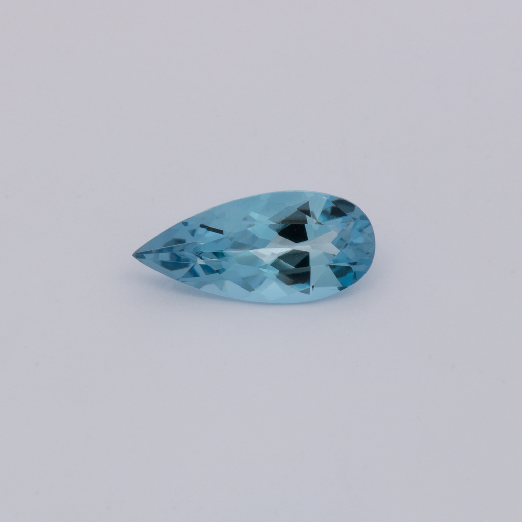 Aquamarin AAA - blau, birnform, 11x5.1 mm, 1.01 ct, Nr. A99096