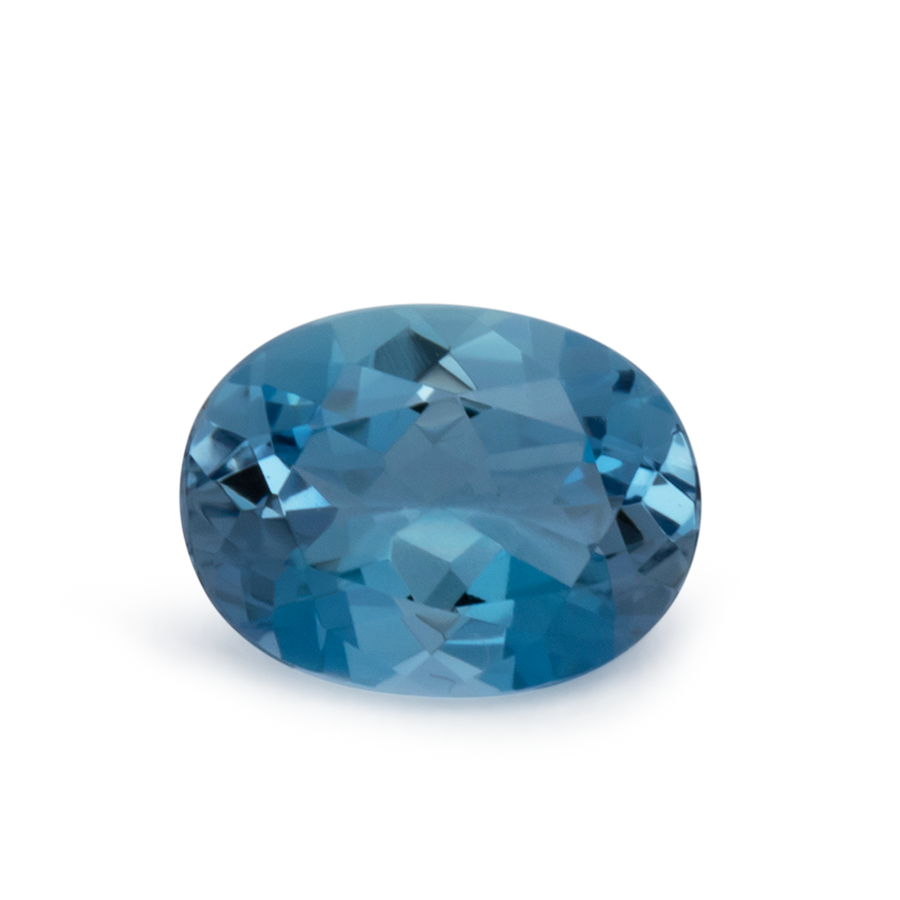 Aquamarin AAA - blau, oval, 8.1x6.1 mm, 1.18 ct, Nr. A99097