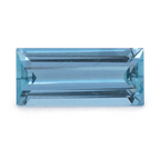Aquamarin AAA - blau, baguette, 9x4 mm, 0.74 ct, Nr. A99099