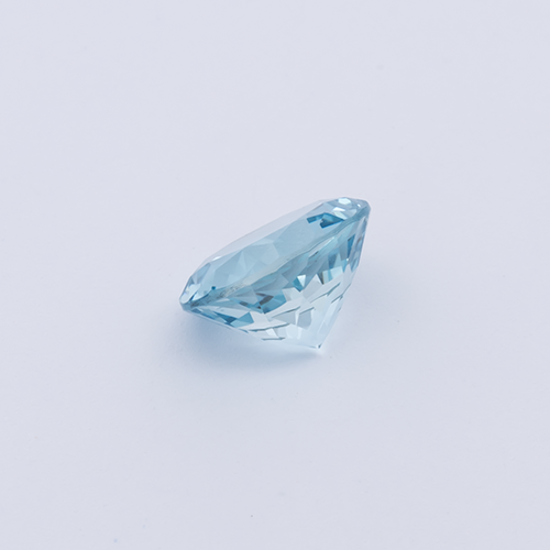 Aquamarin AA - blau, rund, 7.1x7.1 mm, 1.15 - 1.20 ct, Nr. A99101
