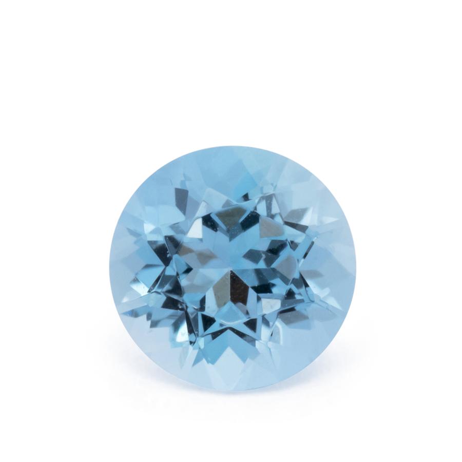 Aquamarin AA - blau, rund, 5x5 mm, 0.41 ct, Nr. A99103