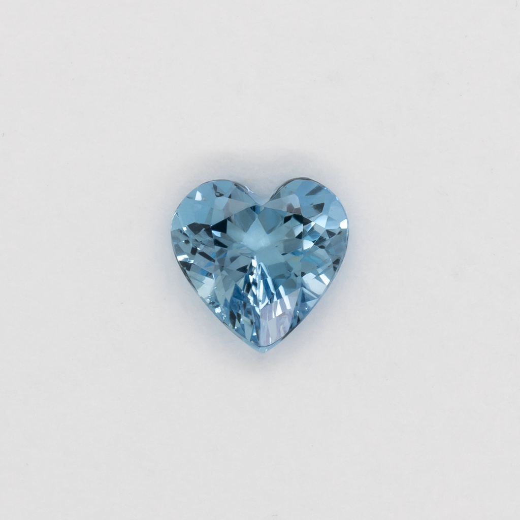 Aquamarin AAA - blau, herz, 8.8x8.8 mm, 2.10 ct, Nr. A99106