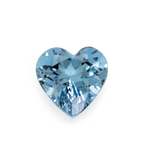 Aquamarin AAA - blau, herz, 8.8x8.8 mm, 2.10 ct, Nr. A99106