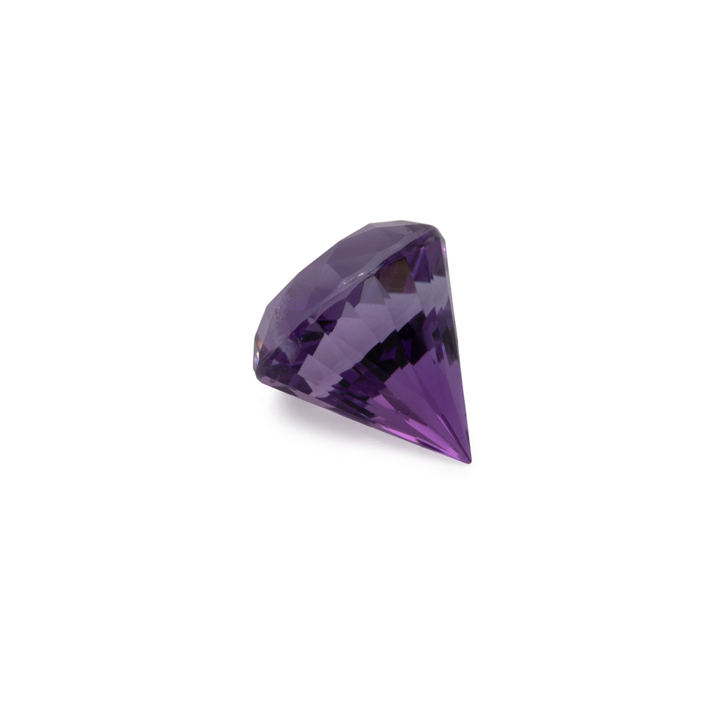 Amethyst - purple, round, 6.8x6.8x7.2 mm, 1.49 ct, No. AMY17001