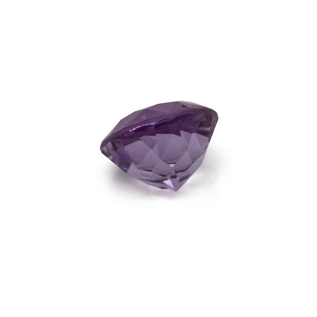 Amethyst - purple, round, 11x11 mm, 4.90 ct, No. AMY25001