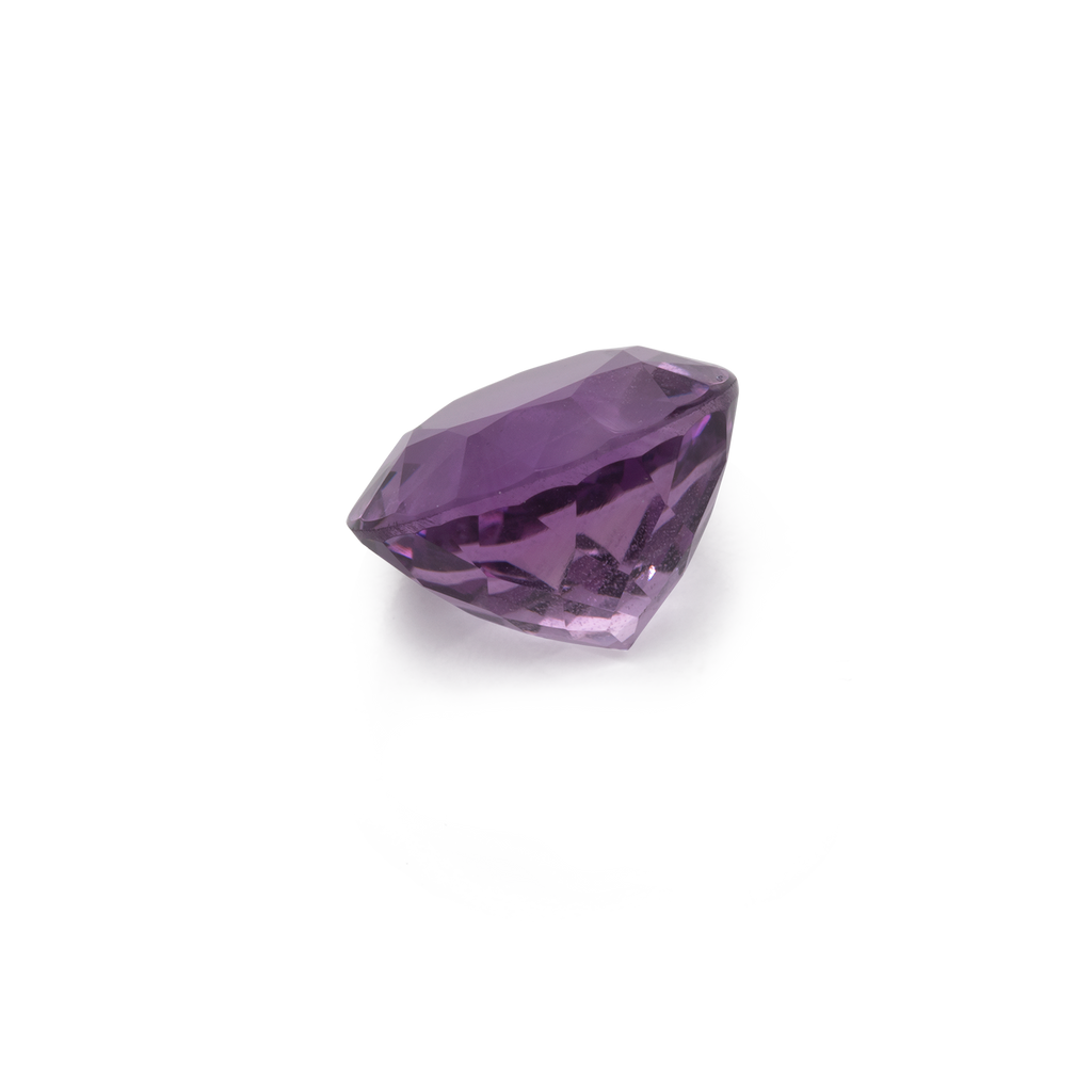 Amethyst - purple, round, 11.25x11.25 mm, 5.13 ct, No. AMY26001