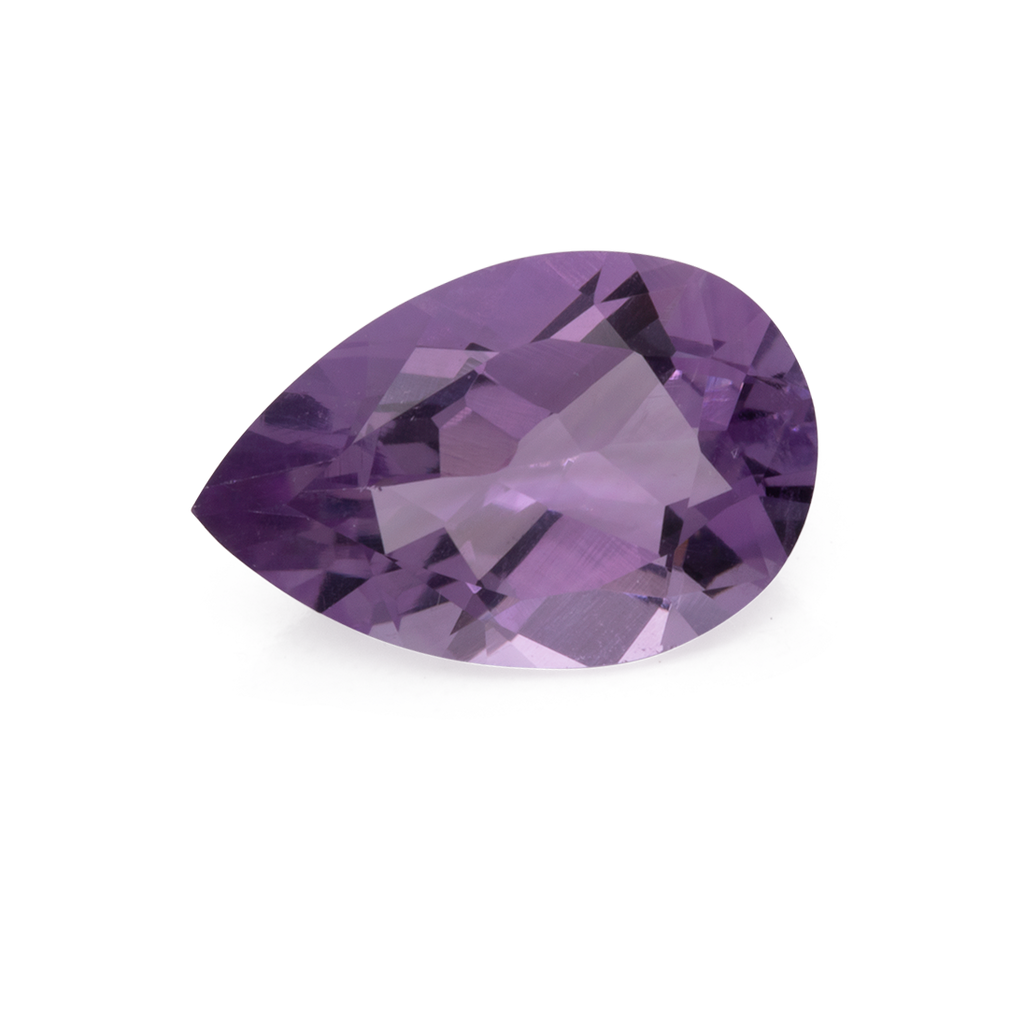 Amethyst - purple, pear, 9x6 mm, 1.00-1.20 ct, No. AMY63001