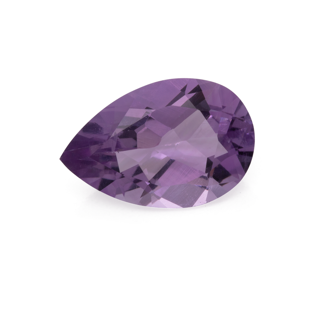 Amethyst - purple, pear, 9x6 mm, 1.00-1.20 ct, No. AMY63001