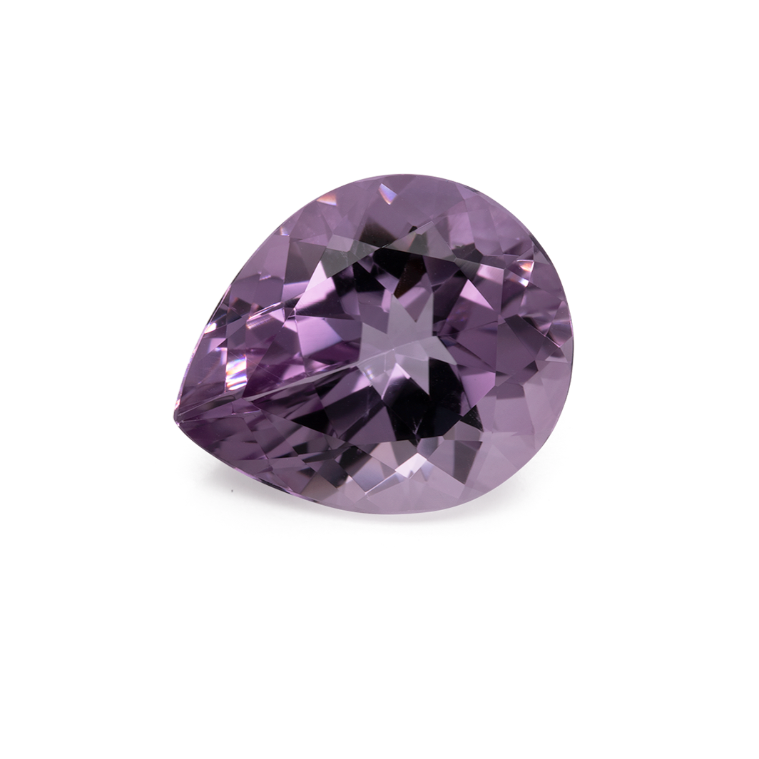 Amethyst - purple, pear, 14x11.6 mm, 5.70 ct, No. AMY68001