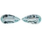 Beryll Paar - grün, birnform, 19x9 mm, 10,42 ct, Nr. BY29001