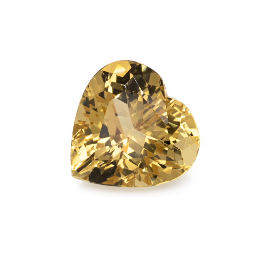 Beryll - gelb, herz, 11x11 mm, 3,92 ct, Nr. BY30003
