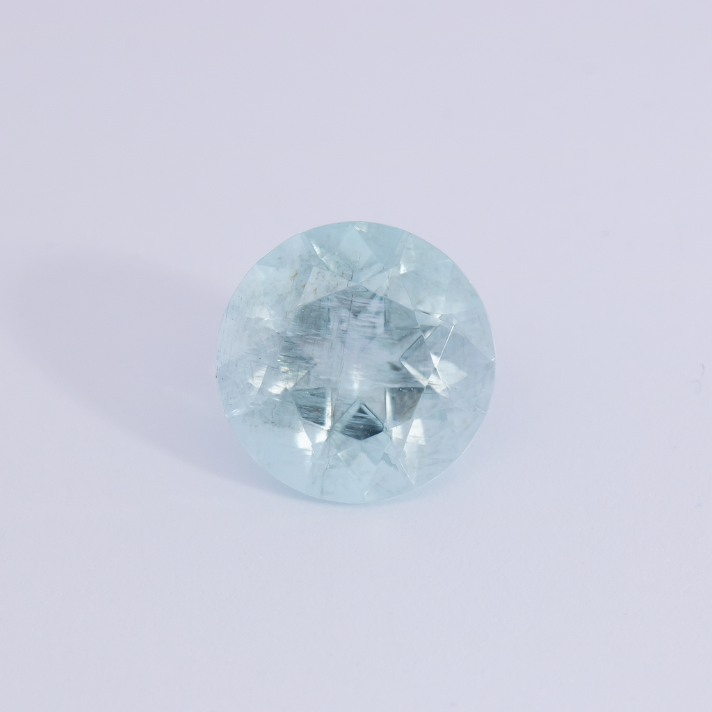 Aquamarine A - blue, round, 6x6 mm, 0.70 ct, No. A990107