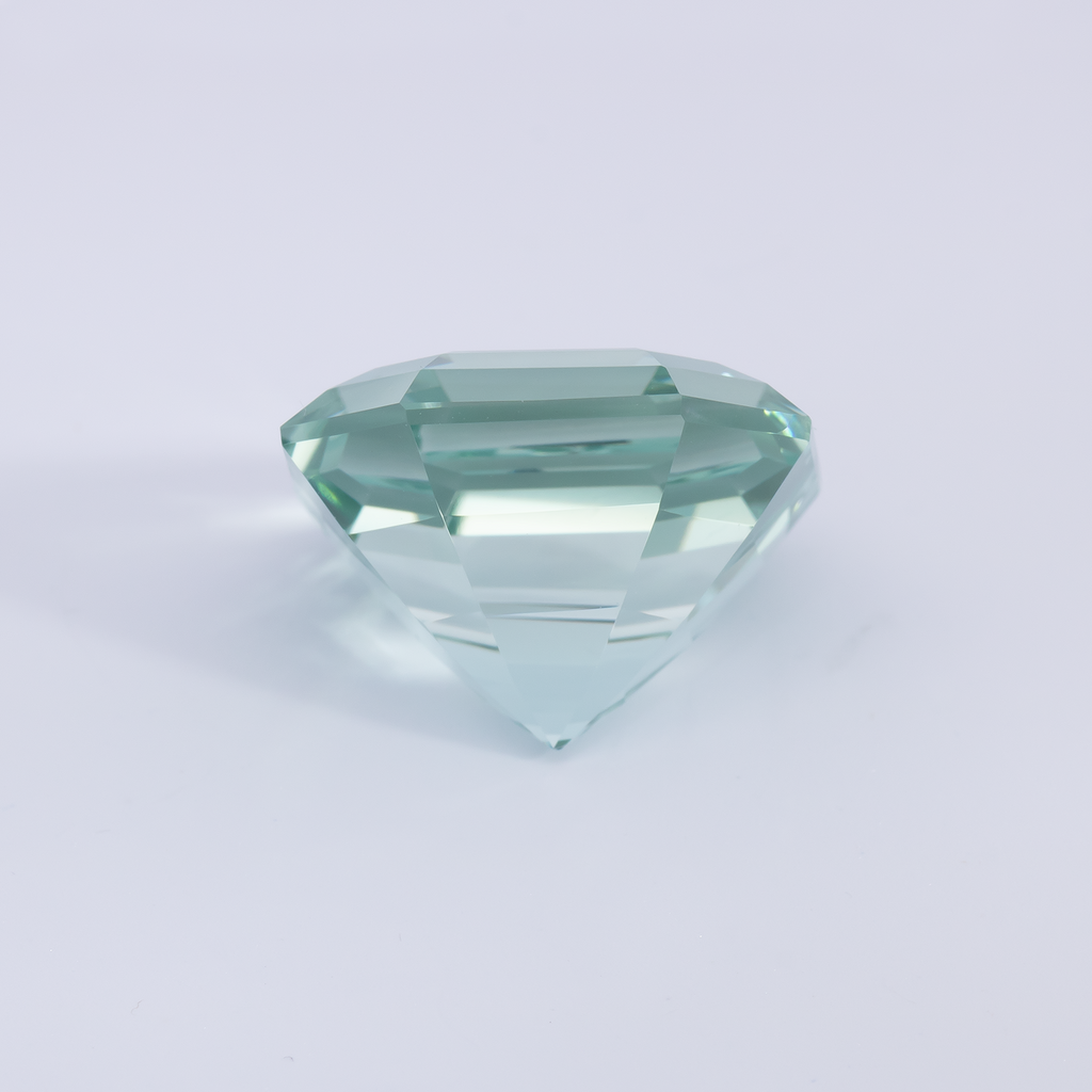 Beryl - green, asscher, 14.1x14.1 mm, 11.46 ct, No. BY90043