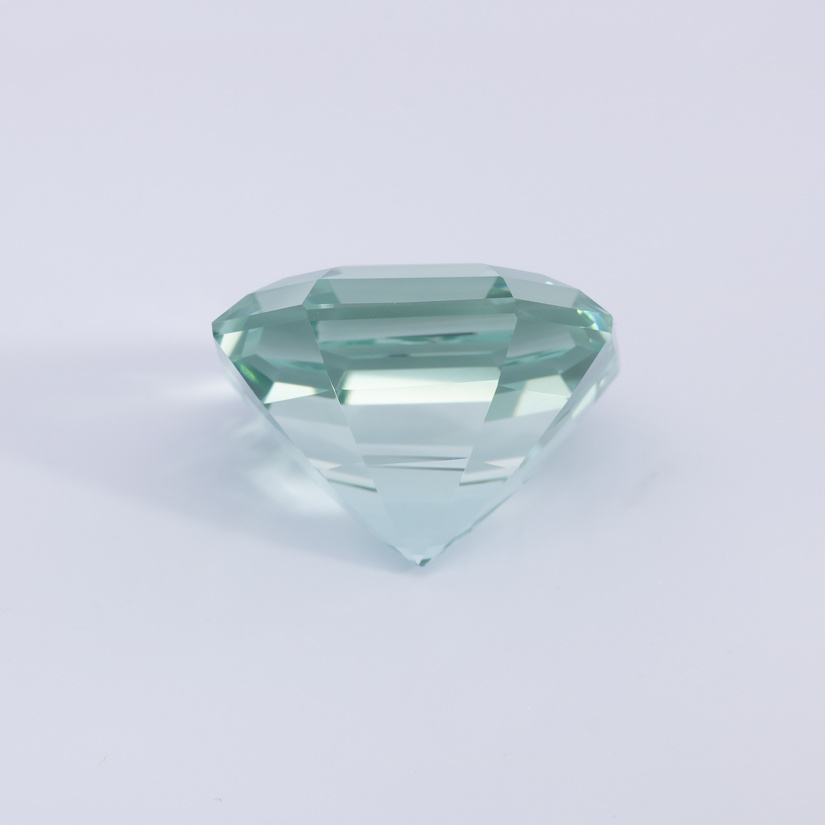 Beryl - green, asscher, 14.1x14.1 mm, 11.46 ct, No. BY90043