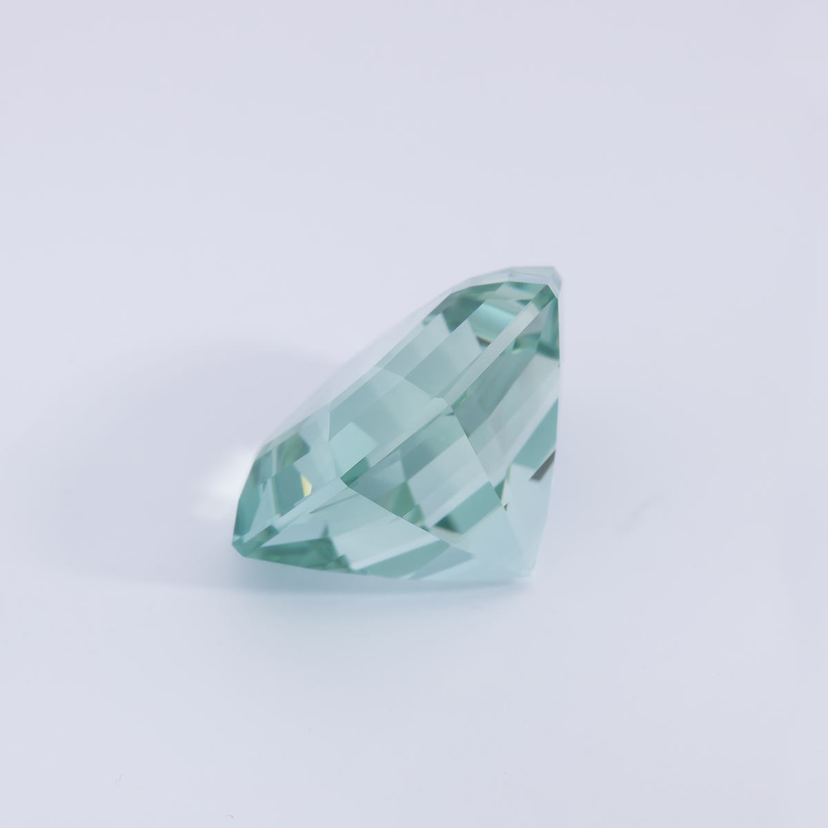 Beryl - green, asscher, 14.1x14.1 mm, 11.46 ct, No. BY90043