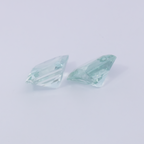 Beryl Pair - blue, rectangle, 4.9x4.9 mm, 1.05 ct, No. BY90050