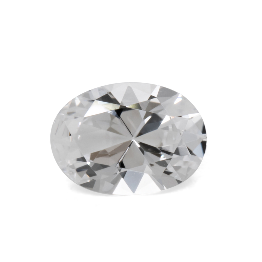 Beryll - weiß, oval, 7x5 mm, 0.61 - 0.62 ct, Nr. BY90066