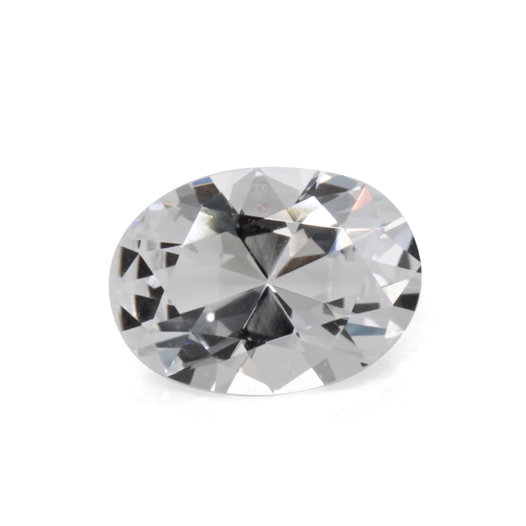 Beryl - white, oval, 6.9x5.1 mm, 0.62 ct, No. BY90067