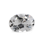 Beryl - white, oval, 6.9x5.1 mm, 0.62 ct, No. BY90067