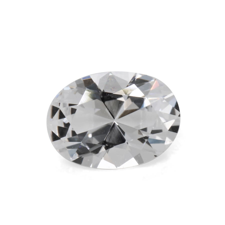 Beryll - weiß, oval, 6.9x5.1 mm, 0.62 ct, Nr. BY90067