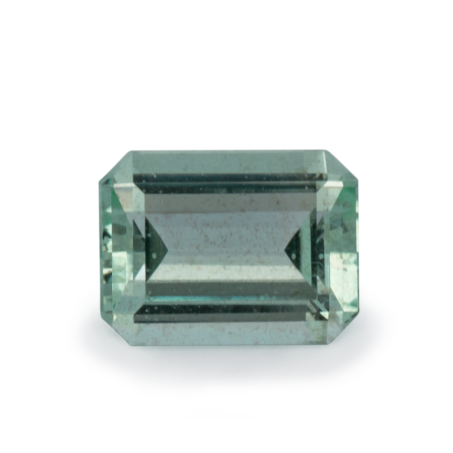 Beryll - grün, achteck, 7.4x5.5 mm, 0.97 ct, Nr. BY90075