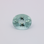 Beryl - green, oval, 11.9x9.9 mm, 3.91 ct, No. BY90083