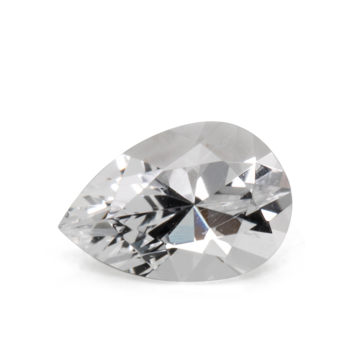Beryl - white, pear, 6x4 mm, 0.35 ct, No. BY90091
