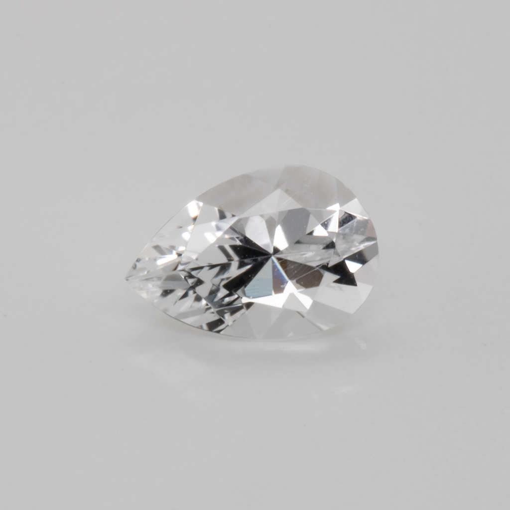 Beryl - white, pear, 6x4 mm, 0.35 ct, No. BY90091