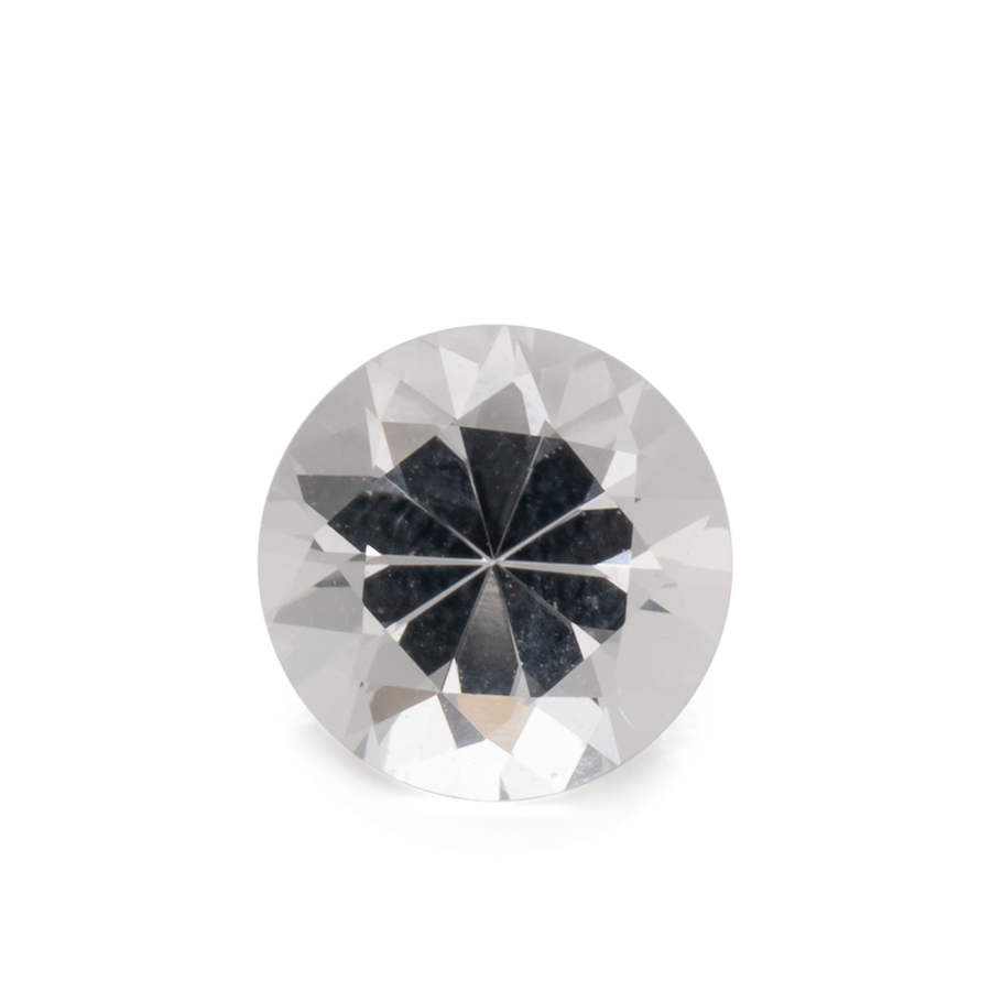 Beryll - weiß, rund, 5.6x5.6 mm, 0.57 - 0.60 ct, Nr. BY90094