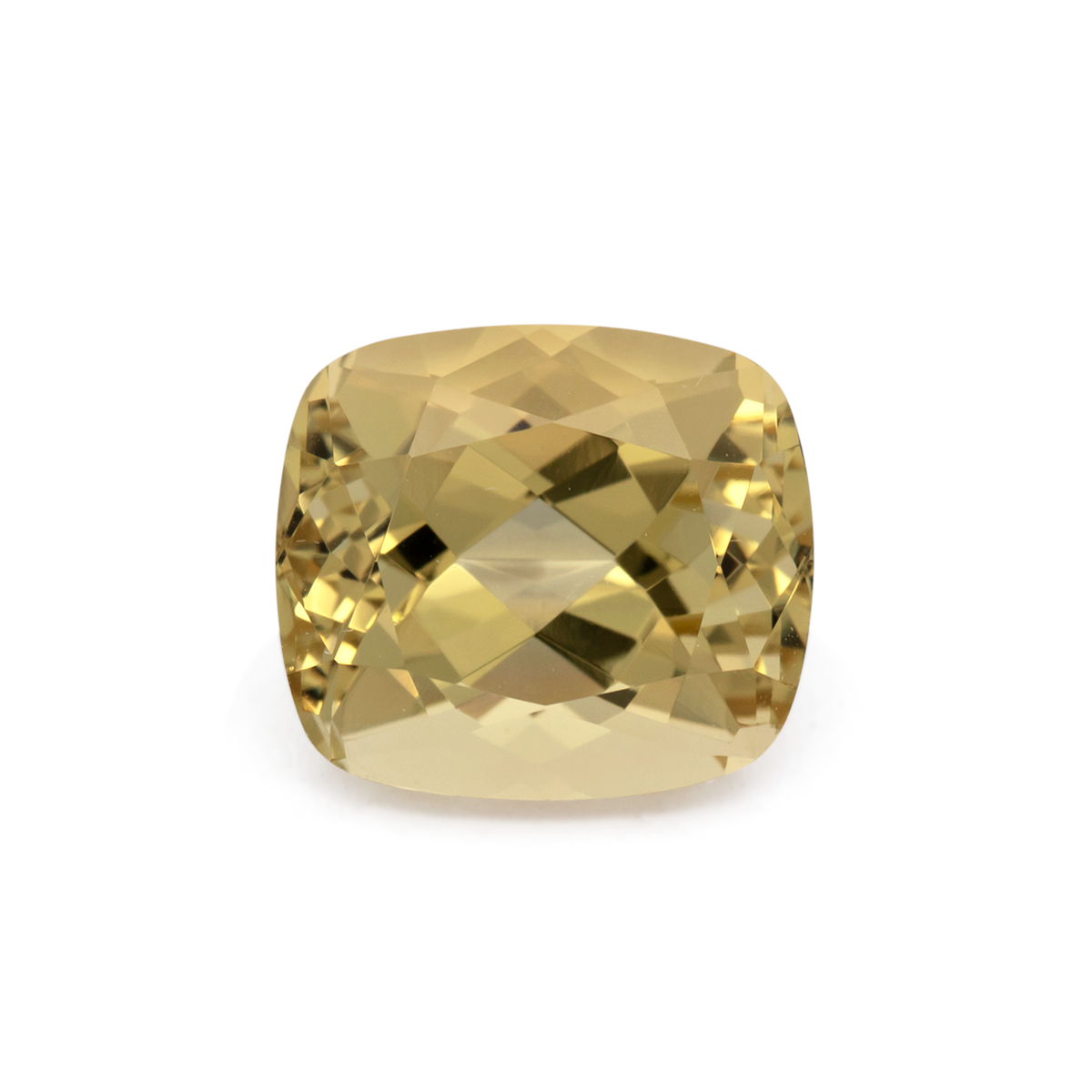 Beryl - yellow, cushion, 10x8.8 mm, 3.85 ct, No. BY90095