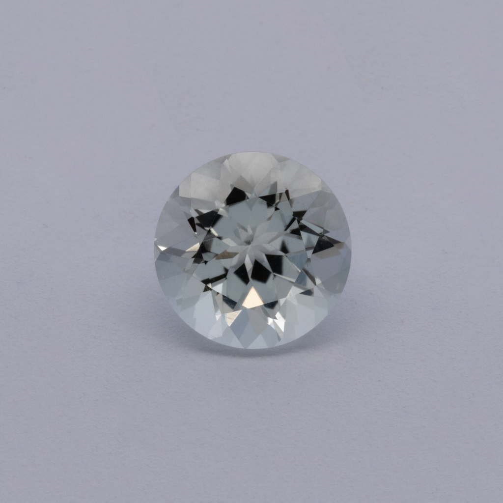 Beryll - weiß, rund, 5.6x5.6 mm, 0.60 ct, Nr. BY90101