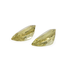Chrysoberyl Pair - yellow, pear, 12x8 mm, 6.92 ct, No. CHB12001