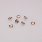 Diamant - braun, rund, 1.3x1.3 mm, 0.01 ct, Nr. D11044