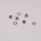 Diamant - braun, rund, 1.3x1.3 mm, 0.01 ct, Nr. D11044