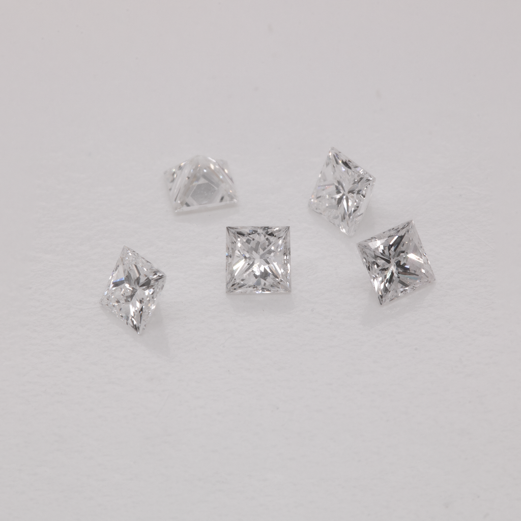 Diamant - weiß (TW), VS, Princess-Schliff, 1,9mm, ca. 0,04 ct, Nr. D11051