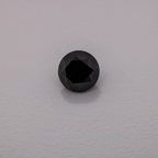 Diamond - black, non-transparent, round, 4.2mm, approx. 0.4 -0.5 ct, No. D11061