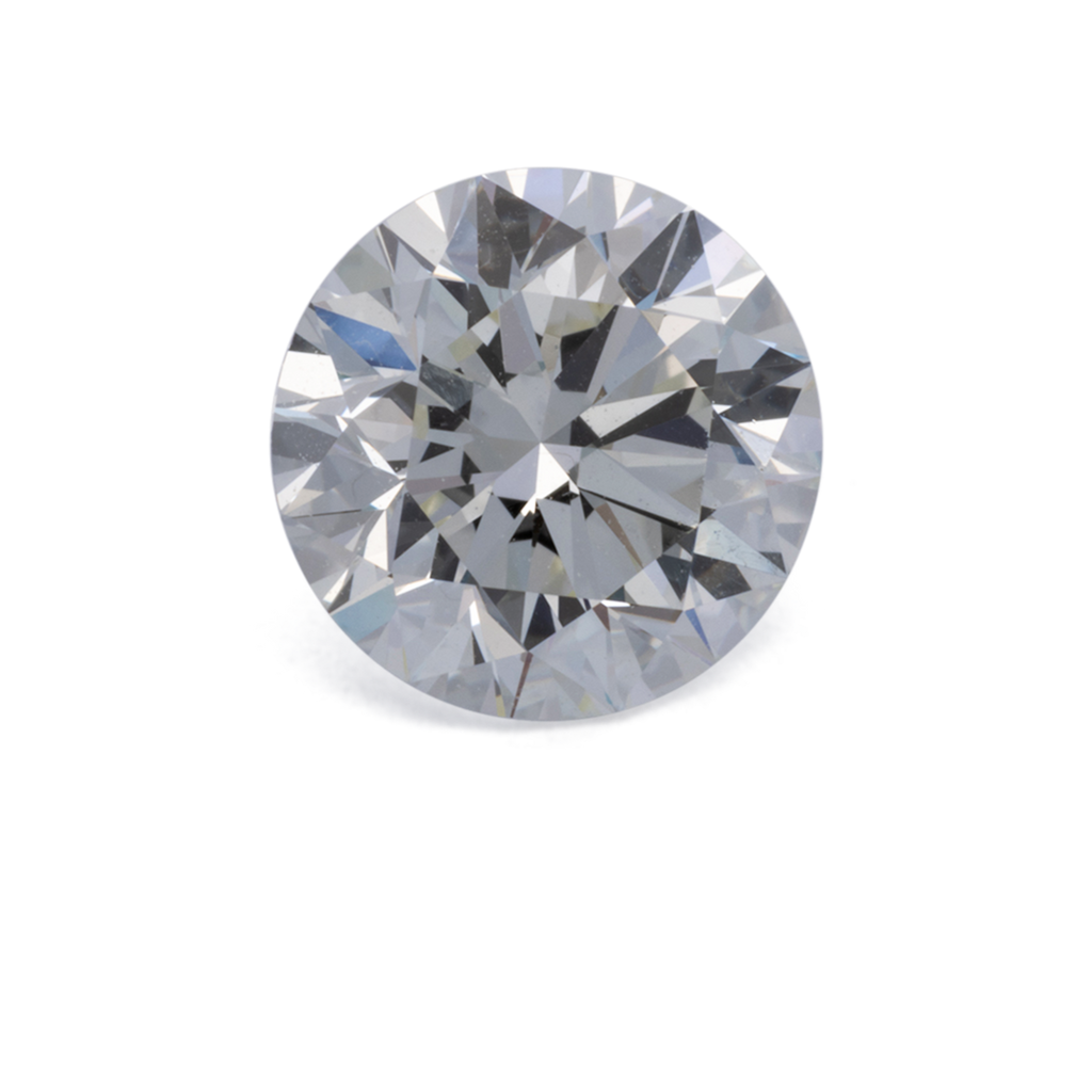 Diamond - white (H), round, 6.29x6.29 & 6.35x6.35 mm, 1 ct, No. D11091