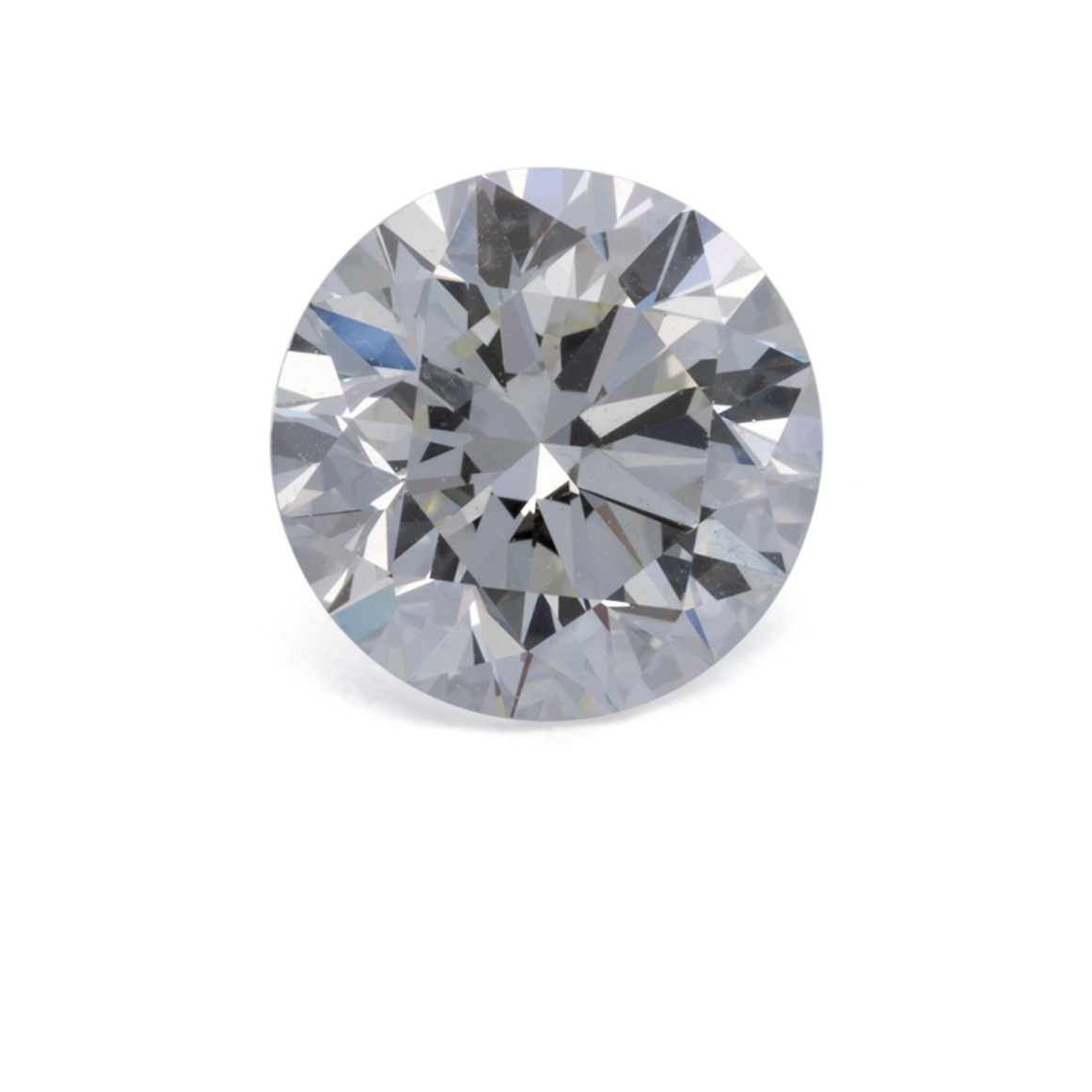 Diamond - white (H), round, 6.29x6.29 & 6.35x6.35 mm, 1 ct, No. D11091