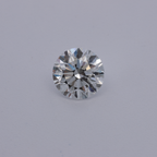 Diamond - fine white, round, 5.04x5.04 - 5.07x5.07 mm, 0.5 ct, No. D11093