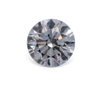 Diamond - fine white, round, 5.04x5.04 - 5.07x5.07 mm, 0.5 ct, No. D11093