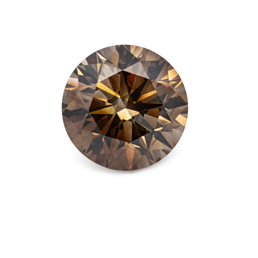 Diamant - champagner, rund, 5.1x5.1 mm, 0.5 ct, Nr. D11118