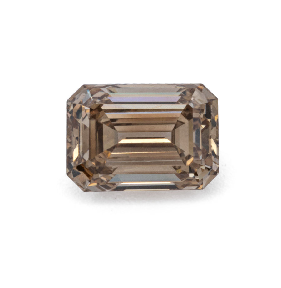 Diamant - champagner, achteck, 4.6x3.3 mm, 0.30 ct, Nr. D11119