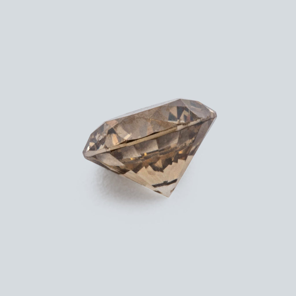 Diamant - champagner, antik, 4.2x4.2 mm, 0.4 ct, Nr. D11121