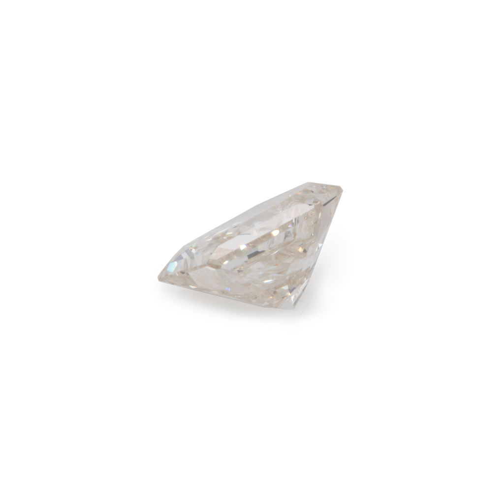 Diamond - slightly tinted white, PQ1, fantasy, 5.4x3.9 mm, 0.48 ct, No. D12001