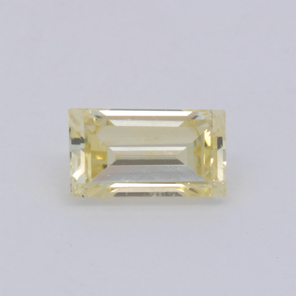 Diamond - yellow, baguette, 4.8x2.8 mm, 0.26 - 0.27 ct, No. D13001